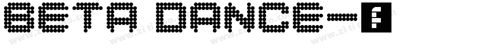 Beta Dance字体转换